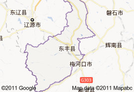 東豐縣地圖