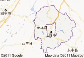 東遼縣地圖