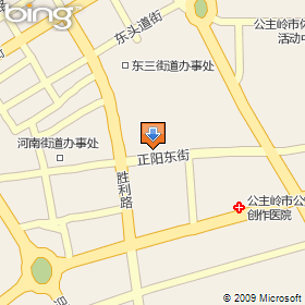 公主嶺市地圖