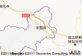 安圖縣地圖