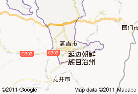 延吉市地圖
