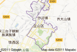 立山區地圖