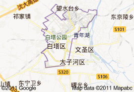 白塔區地圖