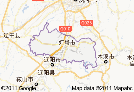 燈塔市地圖