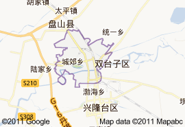 雙臺子區地圖