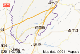 昌圖縣地圖