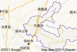 開原市地圖
