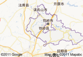 鐵嶺縣地圖