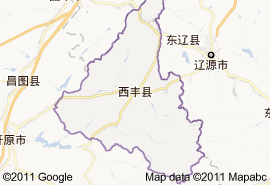 西豐縣地圖