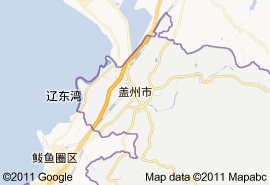 蓋州市地圖