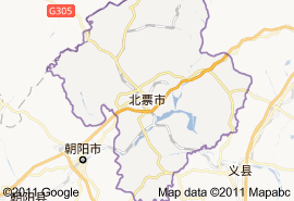 北票市地圖