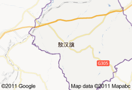 敖漢旗地圖