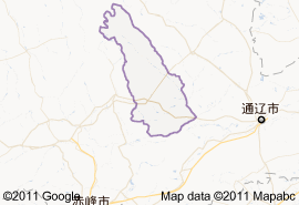阿魯科爾沁旗地圖