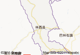 林西縣地圖