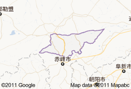 翁牛特旗地圖