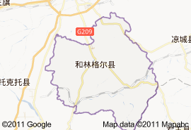 和林格爾縣地圖