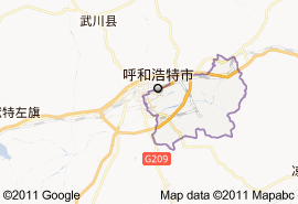 賽罕區地圖