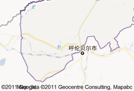 陳巴爾虎旗地圖
