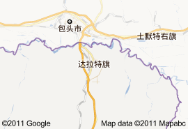達拉特旗地圖