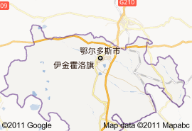 伊金霍洛旗地圖