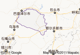 杭錦旗地圖