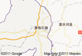 准格爾旗地圖