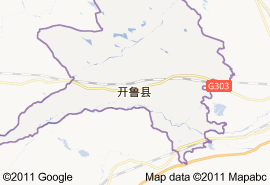 開魯縣地圖