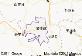 隆德縣地圖