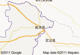 鹽池縣地圖