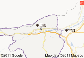 沙坡頭區地圖