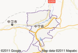 中寧縣地圖