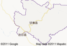 甘德縣地圖