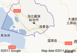 海晏縣地圖