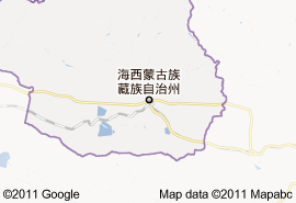德令哈市地圖