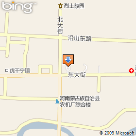 河南蒙古族自治縣地圖