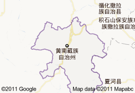 同仁縣地圖