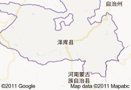 澤庫縣地圖