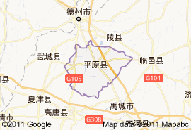 平原縣地圖