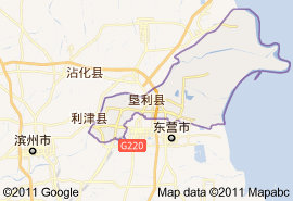 墾利縣地圖
