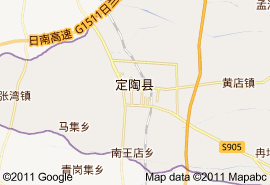 定陶縣地圖