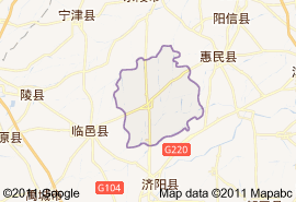 商河縣地圖