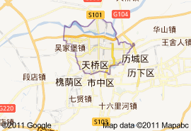 天橋區地圖