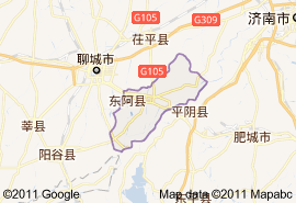 東阿縣地圖