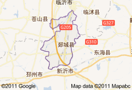 郯城縣地圖