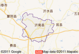 沂南縣地圖