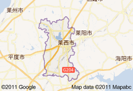 萊西市地圖