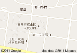 嵐山區地圖