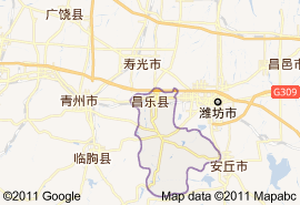 昌樂縣地圖