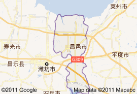 昌邑市地圖