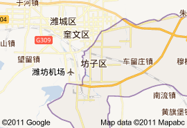 坊子區地圖